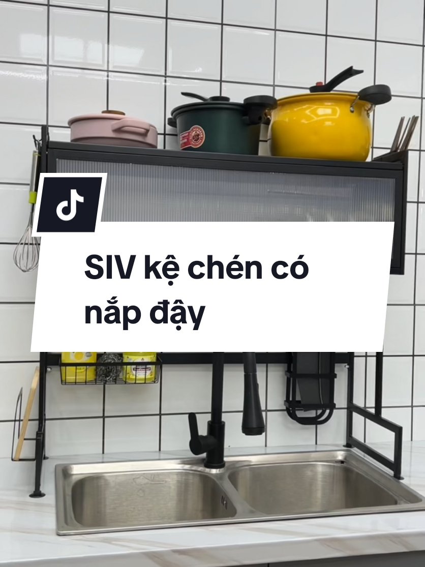 SIV kệ chén có nắp đậy #giadung #giadungtienich #kechen #kechenconapday #kechenbatdanang 