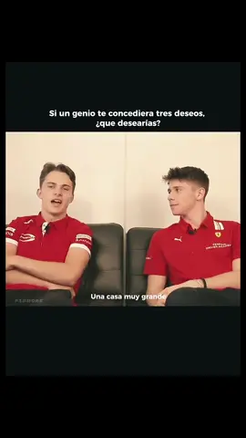 Oscar tiene una debilidad por los Leclerc 🥹 #oscarpiastri #arthurleclerc #81 #formula1 #F1 