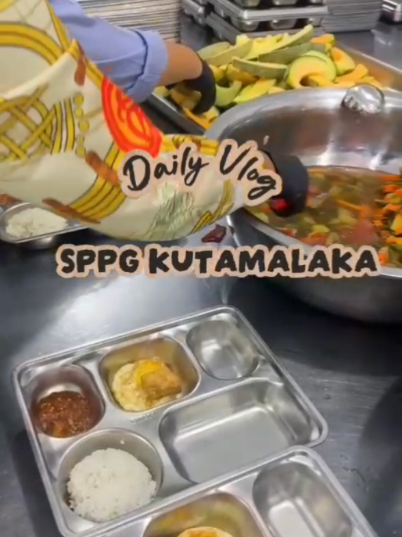 Daily Vlog  #mbg #makanbergizigratis #sppgkutamalaka #dapurgizinasional 