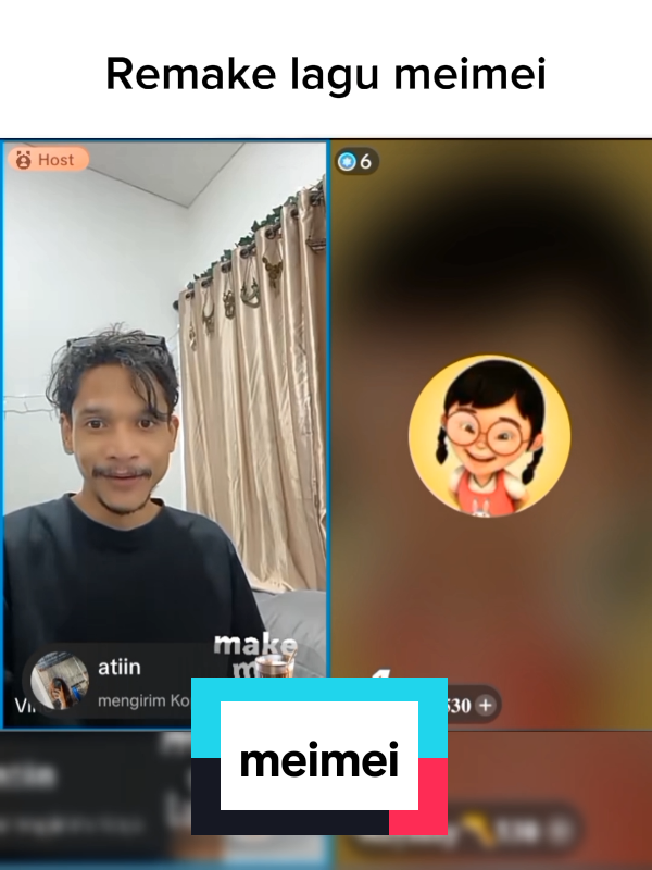 G expect nama siangnya meimei @Vino #fyp #livetiktok #vino #anomali #makemelaugh 