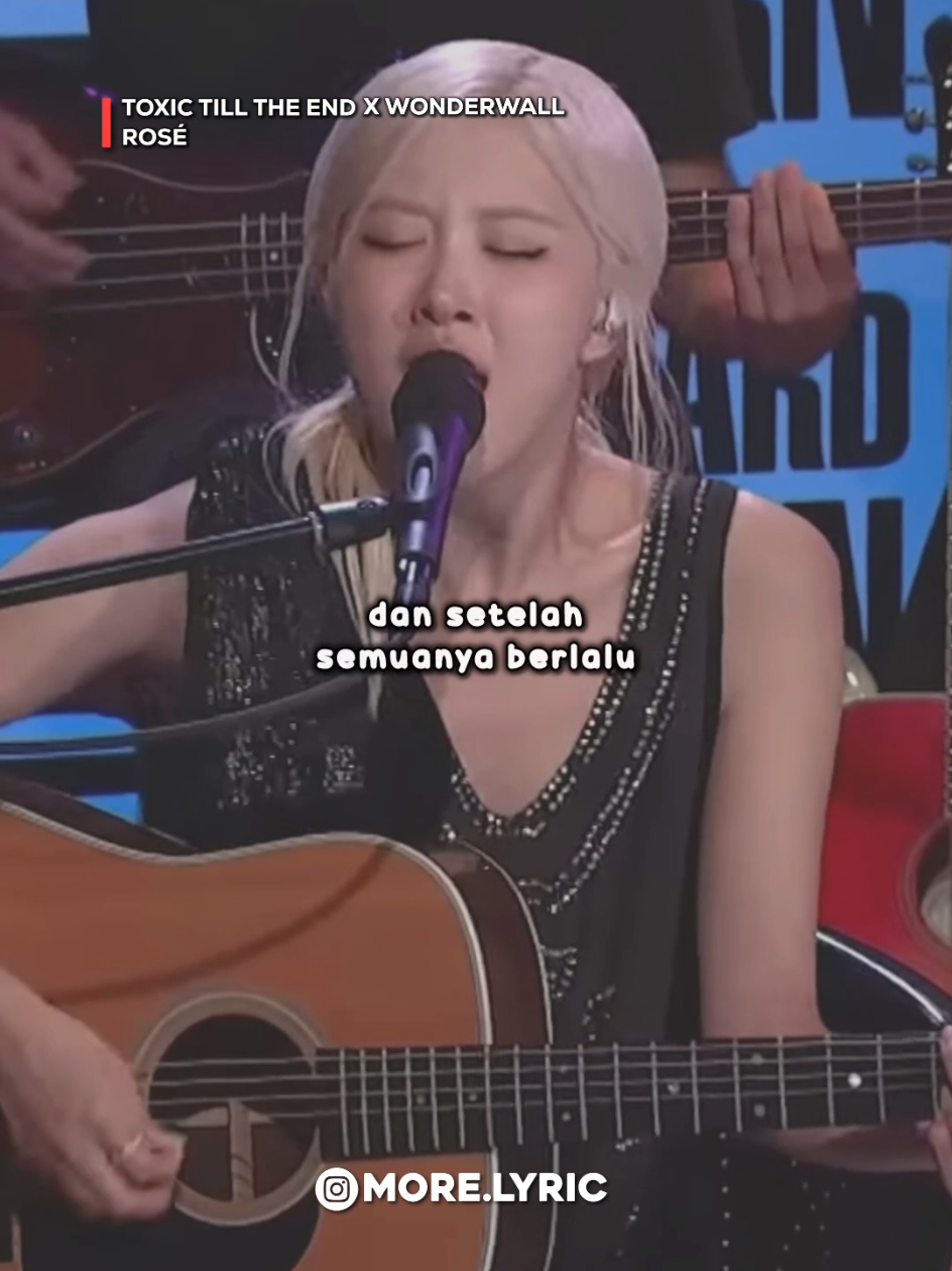 — ᝰ. dan setelah semuanya berlalu, kamu adlh pelindungku » song : TOXIC TILL THE END X WONDERWALL - ROSÉ » repost? tags  @more.lyric (maaf jika ada kesalahan kata) » save? comments  - post hashtags ↴  #𝐌𝐎𝐑𝐄_𝐋𝐘𝐑𝐈𝐂 #kpop #kpoplirik #kpopedits #rosé #toxictilltheendwonderwall 