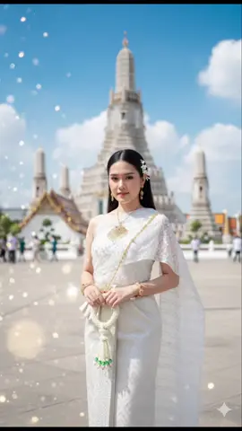 ชุดไทยที่จริงใจ ใครใส่ก็สวย สานฝันชุดไทย #สร้างภาพจากai #สร้างภาพจากgemini #ชุดไทยพระราชนิยม #aiทําถึง #วัดอรุณราชวราราม 
