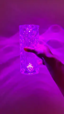 Đèn ngủ pha lê cảm ứng RGB 16 màu. Đèn led cảm ứng chạm tay thay đổi màu sắc.   #denngu#dennguphale#dendecor#dendecorphongngu#decor247