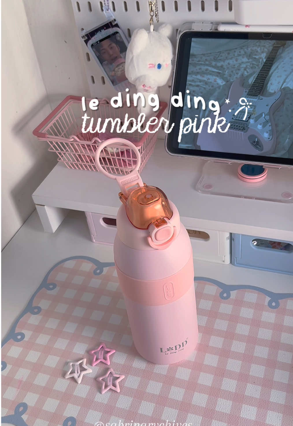 ⋆˙⟡ tumbler from @Le Ding Ding under 100k ukuran 1000ml tahan panas dingin 7-12 jam ⋆˙⟡