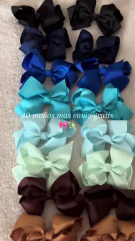 De todos los colores 😍🎀 #tiktokshopcreatorpicks  #tiktokshopfalldealsforyou  #cutehairbows  #hairstyleaccessories  #girls 