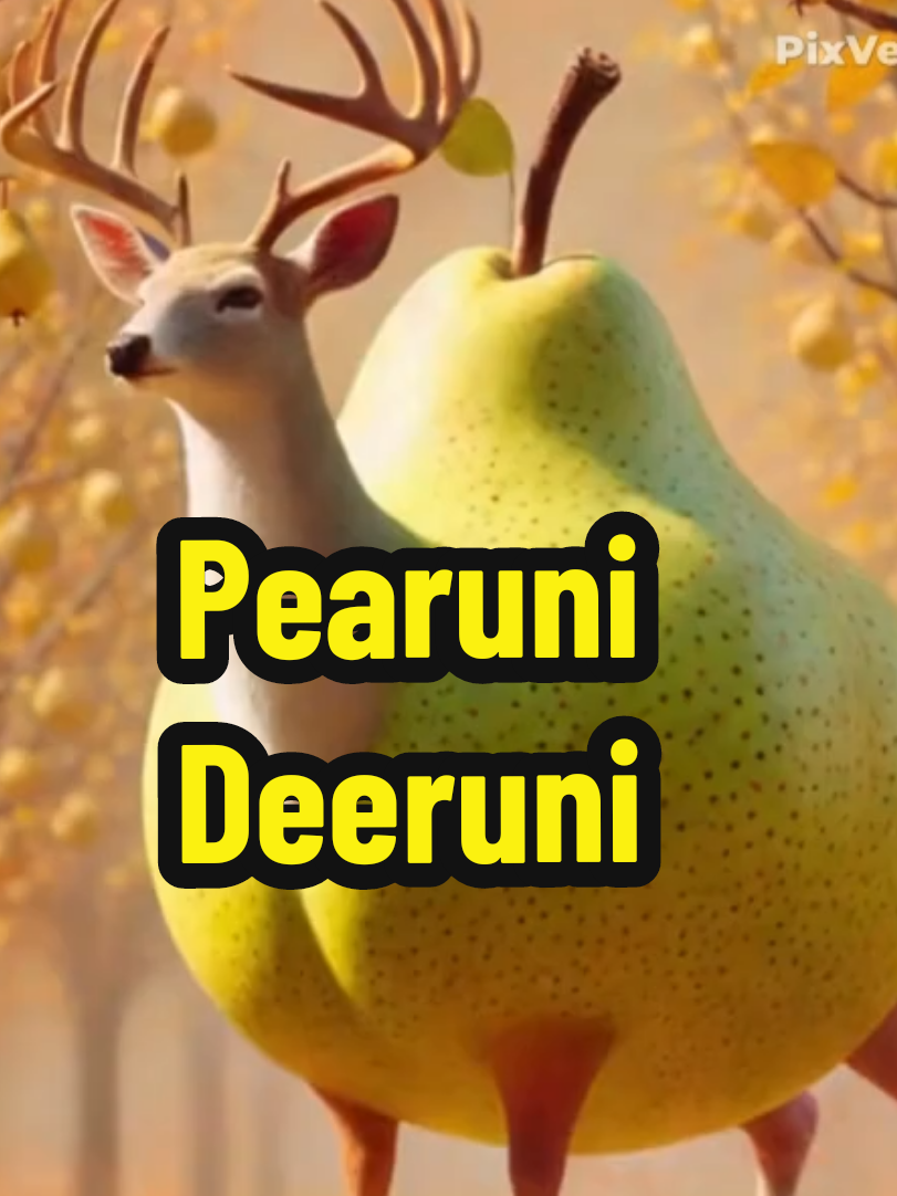 Pearuni Deeruni  credit @alexey_pigeon   #deer #viral #brainrot #italianbrainrot #fyp 