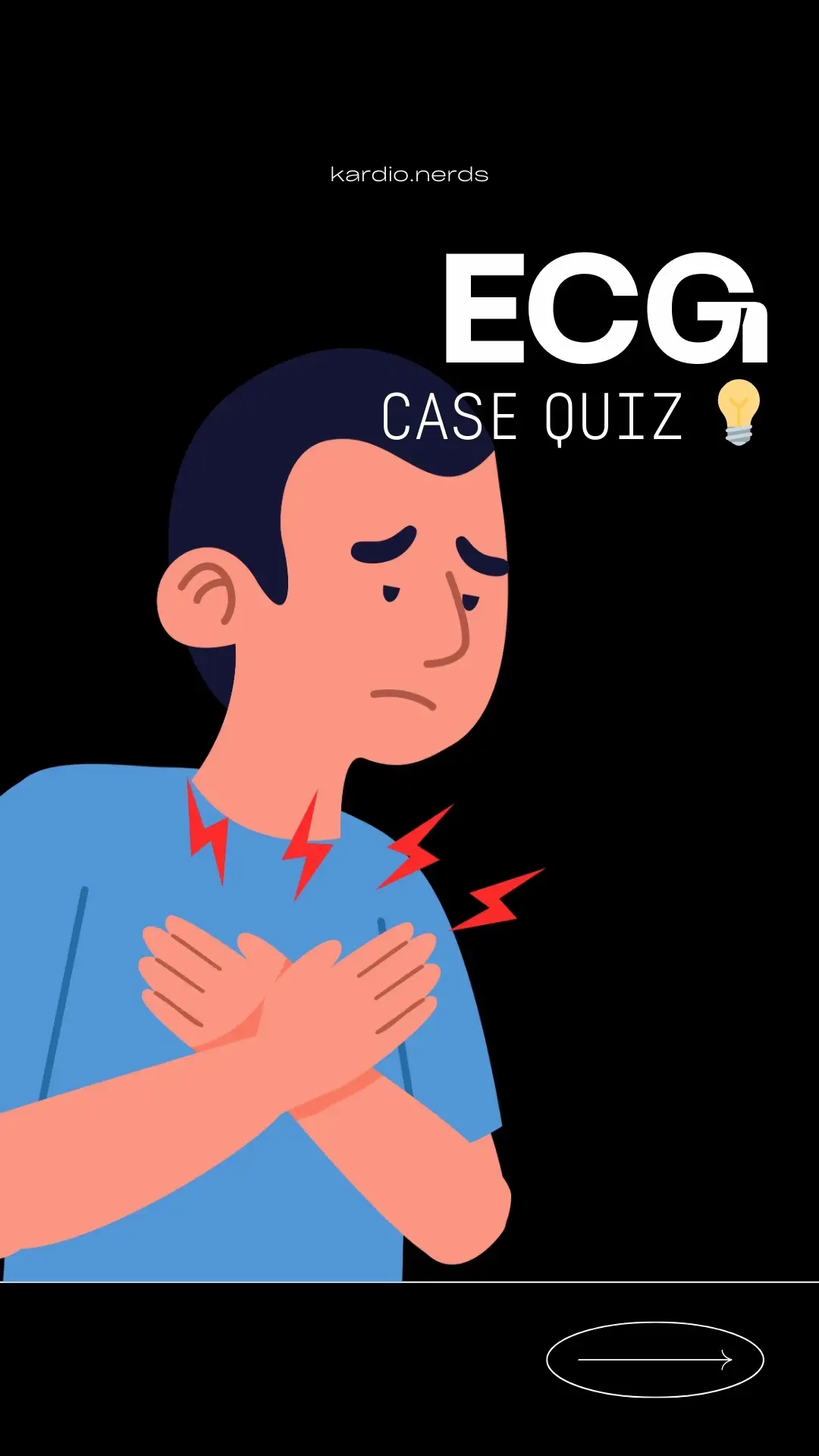 Kadang serangan jantung tidak langsung menunjukkan wajah aslinya. Seorang pasien datang dengan nyeri dada, lalu mereda. Dokter lega… tapi EKG justru mulai ‘berbicara.’ 🚨 T wave inversi khas di V2–V3 → ??? Sebuah tanda bahwa LAD sedang tersumbat kritis, menunggu waktu untuk berubah nyata menjadi STEMI anterior luas. Yang berbahaya? Saat pasien tidak lagi nyeri, EKG bisa tampak ‘jinak’... Jangan tertipu oleh ketenangan sesaat. Wellens’ bukan sekadar pola gelombang T. Itu adalah peringatan keras bahwa waktunya untuk intervensi segera. #cardiology #medtok #stemi #cardiologytok #ecginterpretation 