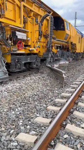 Train Repairs Tracks While Moving… #train #repair #railway #viral 
