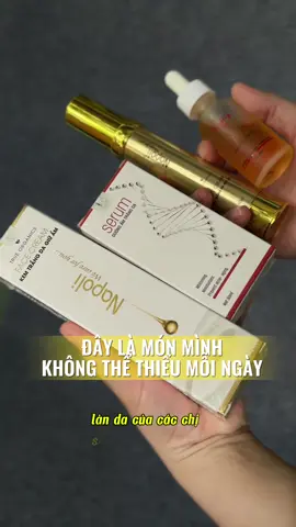 Combo dưỡng ẩm DƯỠNG TRẮNG sáng da ngừa lão hóa có chống nắng meup #kemfacenapoli #myphamhaiauviet #haiauviet #skincare #kemnam 