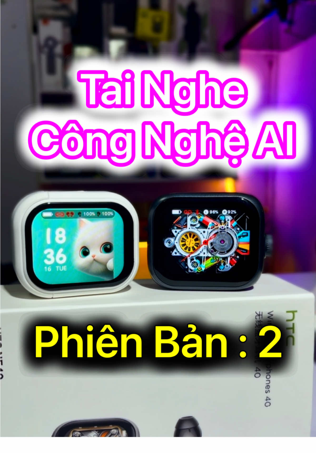 Tai Nghe Phiên Dịch Công Nghệ AI - Phiên Bản 2 mới nhất #tainghe #tainghebluetooth #tainghehtcne40  @Thanh Media 