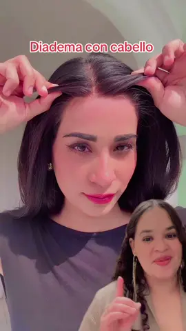 Diadema de cabello me encanta #fyp #viral #tips #peinados #diadema 