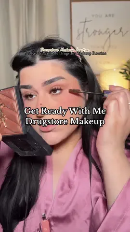 Happy Saturday let’s get ready !! We are doing an all drugstore affordable makeup look !! #makeup #makeuptutorial #getreadywithme #drugstoremakeup 