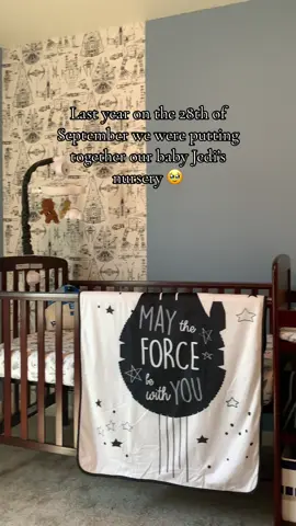 Forever obsessed with our starwars nursery for Our little Jedi 🥹✨ @Star Wars  #urfavnerdmom #nerdtok #starwars #nursery #starwarsnursery  