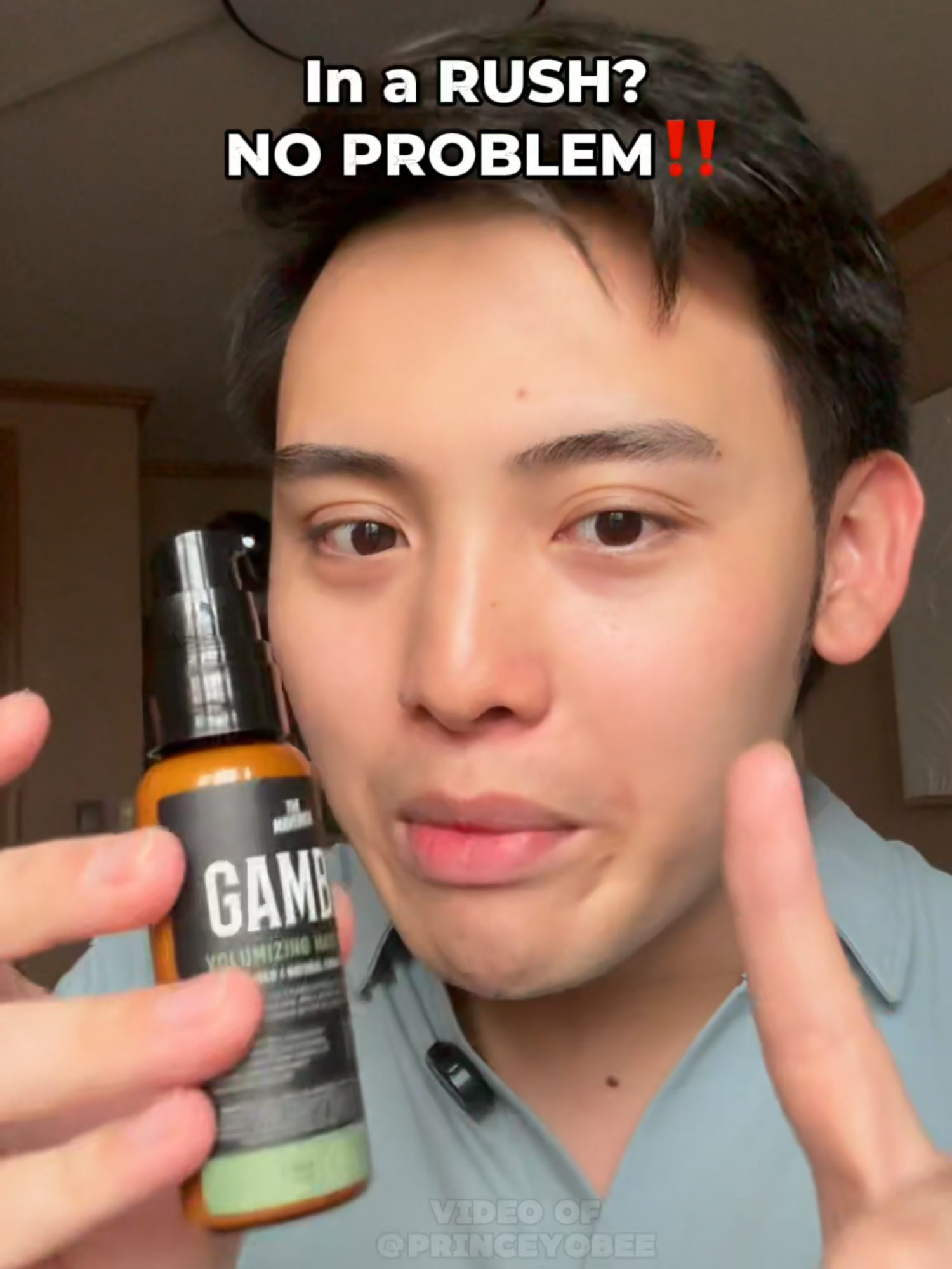 If lagi ka namamadali or in a rush ka pero gusto mo maayos hair mo at may volume, try mo tong Gambit Volumizing Hair Cream‼️❤️ #haircream #haircare #menshair #menshairstyle #quickhairstyle #easyhairstyle #gambit #volumizingcream #themaverick