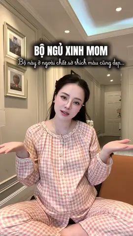 Cái bộ ngủ này xinh quá là xinhhh #baubi không phải đồ chuyênnn cho bầuuu nhưng mà xinhh mom ạ! Muaa size to tí mn nhé 