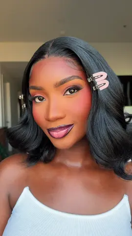 quick glam routine  #makuptutorial #makeup #darkskinmakeup #makeuptok #makeuptips 