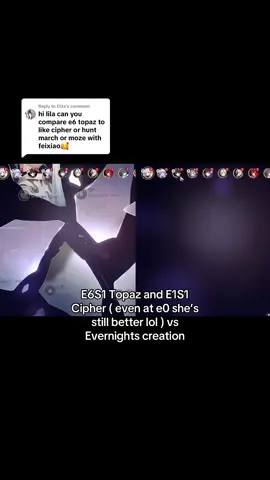Replying to @Elita Just imagine if Topaz was E1 or E0 😭 20 cycles to clear #cipher #topaz #feixiao #hsr #fyp 