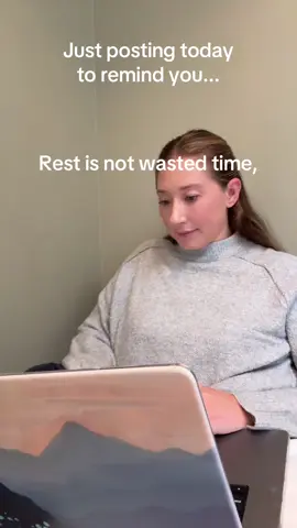 Please remember to rest! You don't have to earn it or deserve it. Each person is worthy of rest! #DenverTherapist #fyp #MentalHealthTikTok #therapist 