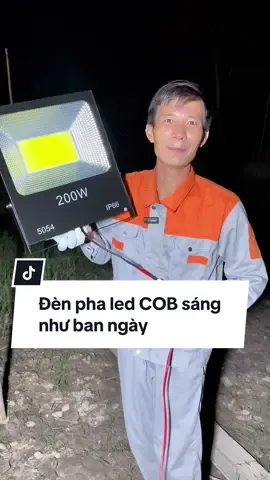 Đèn pha led COB sáng như ban ngày  #banangluong #denpha #denledcob 