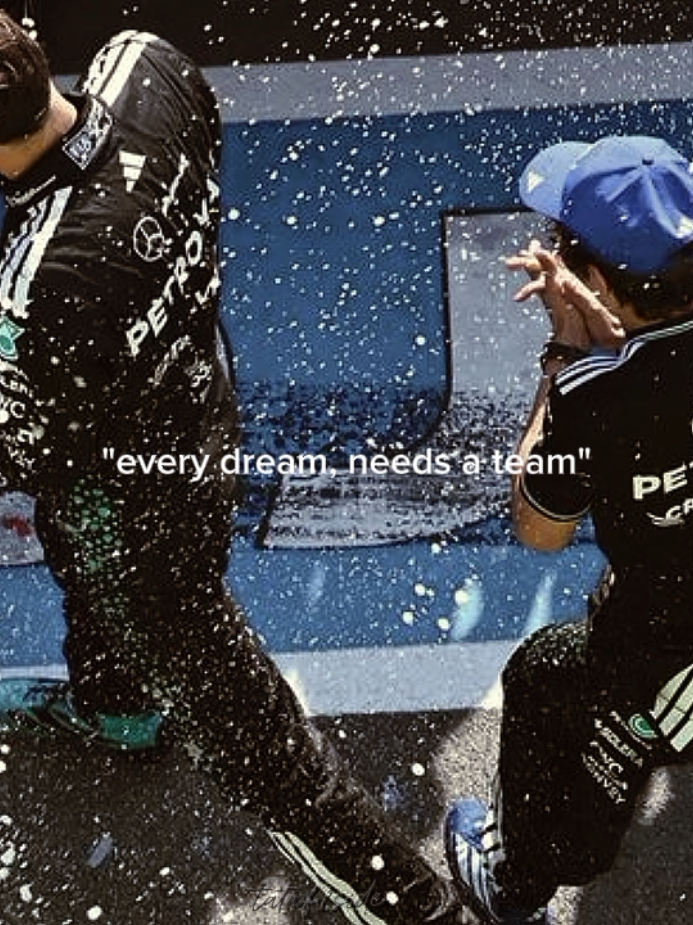 ✨EVERY DREAM, NEEDS A TEAM✨ This beautiful quotes is from @Mercedes-AMG F1  and this video is just showing you how pure the happiness and the feelings. I really hope that other teams can get the podium as well soon, so we can see this again and over again.💌 the teams in the video: @williamsf1 @visacashapprb @stakef1team_ks @f1 all footage from their YouTube 's channel 🏎💨 #formula1 #f1edit 