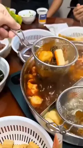 Giỏ lưới nhúng thức ăn