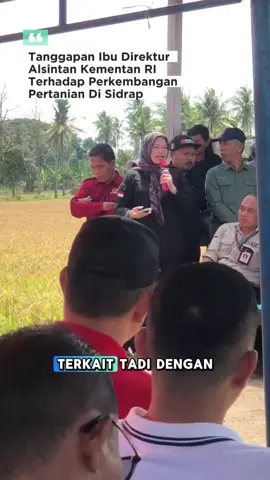 Tanggapan Ibu Direktur Alsintan terkait Pertanian di Kabupaten Sidrap @kementanri  #kementanri #pertanian #kementerianpertanian #bupatisidrap #syaharuddinalrif 