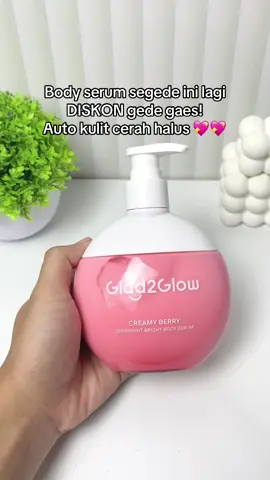 Body serum segede ini lagi DISKON gede gaes! Auto kulit cerah halus 💖💖