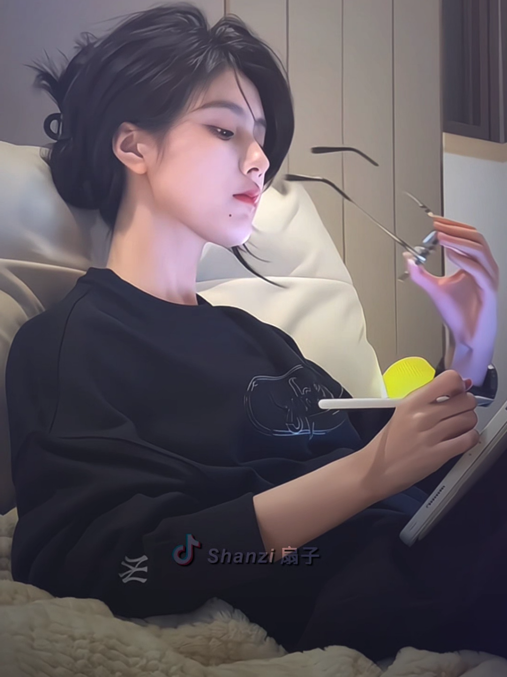 #douyin抖音 #hairstyle #chinesegirl #fyp #shanzi扇子 