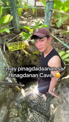 may pinagdadaanan po siya #bohol #hinagdanancave 