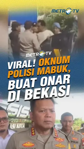 Viral seorang oknum polisi berbuat onar di tengah permukiman warga di Kota Bekasi, Jawa Barat. Oknum polisi ini diduga dalam pengaruh alkohol saat terlibat keributan dengan teman wanitanya. #MetroTV #tiktokberita #tiktokmetrotv #beritaviral #metrotvnews #fyp #terkini #jabar #oknumpolisi #viral #bekasi #rekaman #ribut