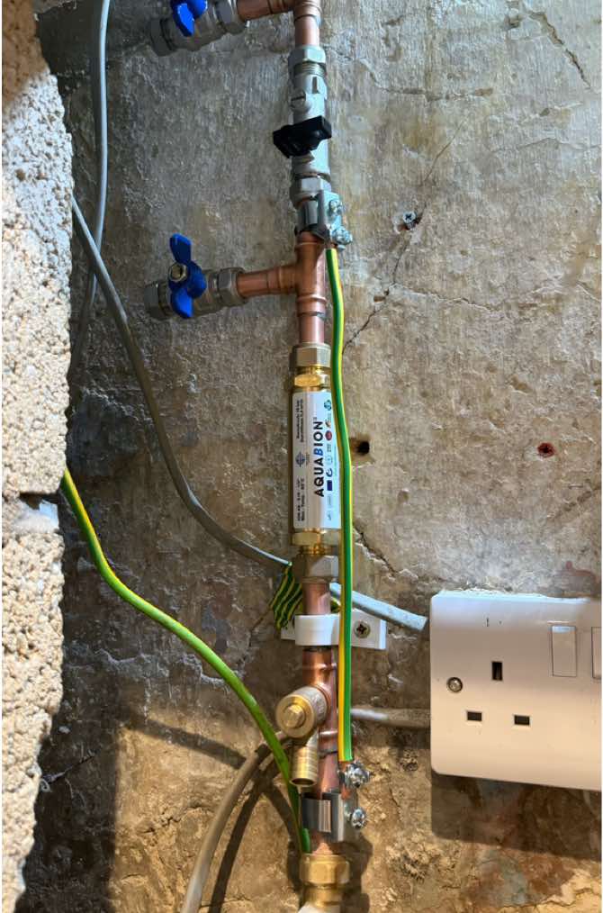 Installing a new mains stop tap and limescale filter #asmr #asmrsounds #foryou #plumbing #DIY 