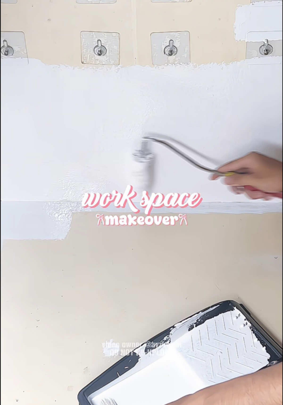 Replying to @Ms.Elca 𐙚 my work space makeover 🤩💗 #makeover #workspacemakeover #workarea #setup #ayzkwem 