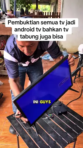 Semudah itu mengubah TV biasa menjadi TV Android#google #Netflix #smart #fyp #tvbox