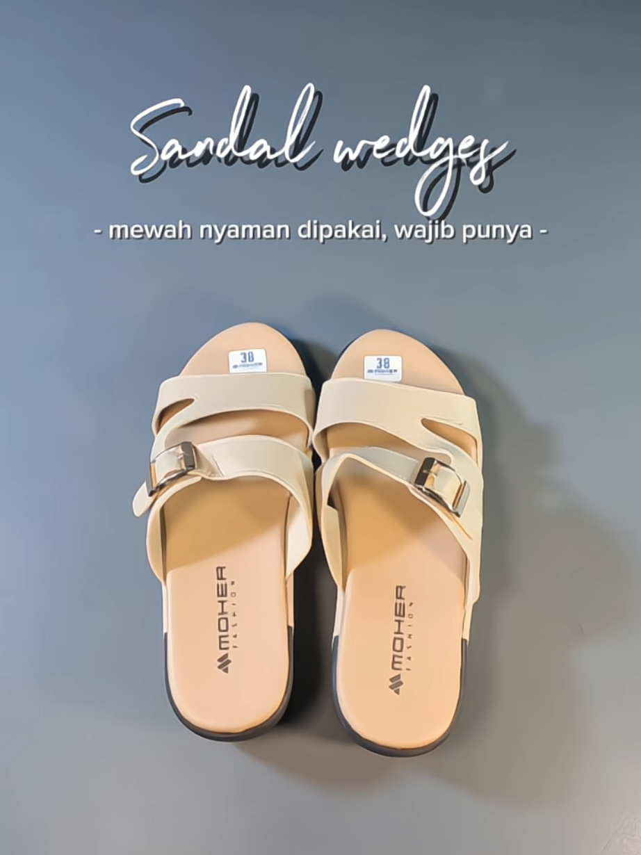 #sandalwedges #viraltiktok  #sandalwanita #fypage  #sandalkondangan 