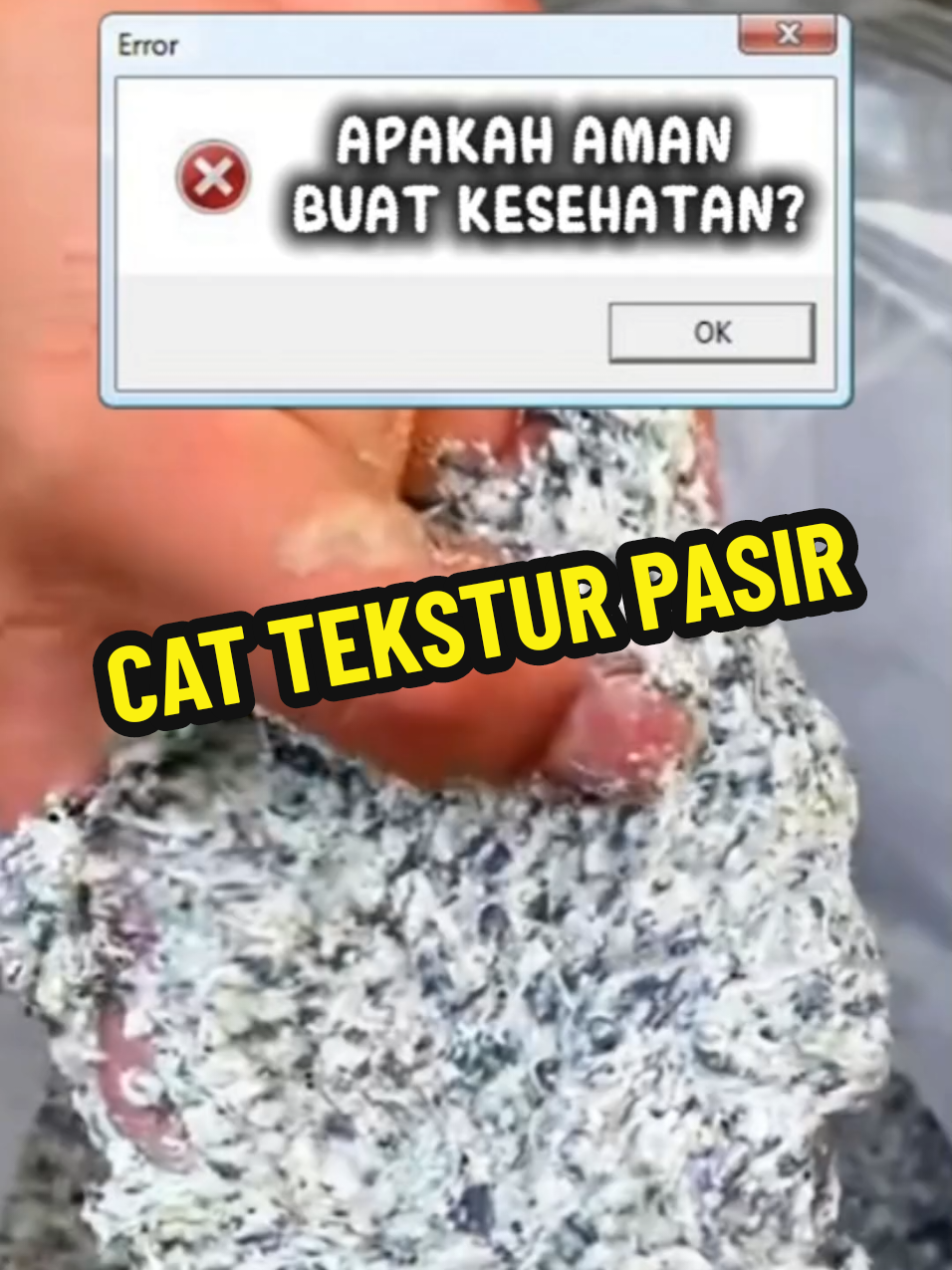 Cat tekstur Golden Deco aman untuk balita karena berbahan dasar air, bebas racun, hasilnya tetap mewah seperti batu alam ✨ #CatTekstur #GoldenDeco #RumahMewah #AmanUntukKeluarga #DekorasiRumah
