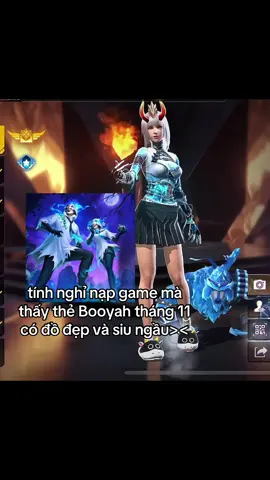 Rung động trước thẻ booyah tháng 11>< #free_fire #xh #viral #ff 