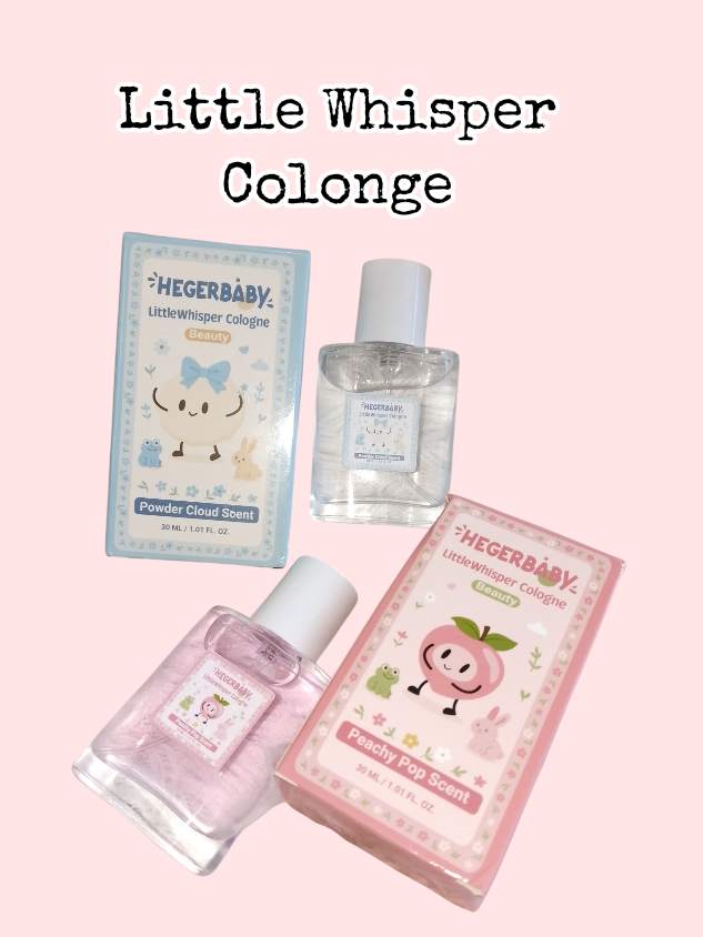 #hegerbabylittlewhispercologne #hegerbaby #peachypopscent #powdercloudscent #mommy_rizza✨ 