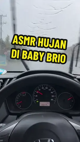 ASMR hujan badai di baby Brio