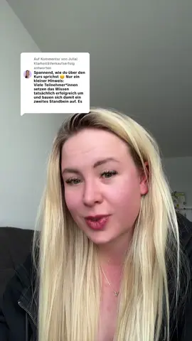 Antwort auf @Julia| Klarheit&Verkaufserfolg 