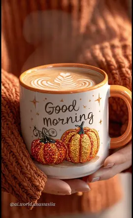 Good morning 🎃🍁☕️#coffee #fall #goodmorning #morning #доброеутро 