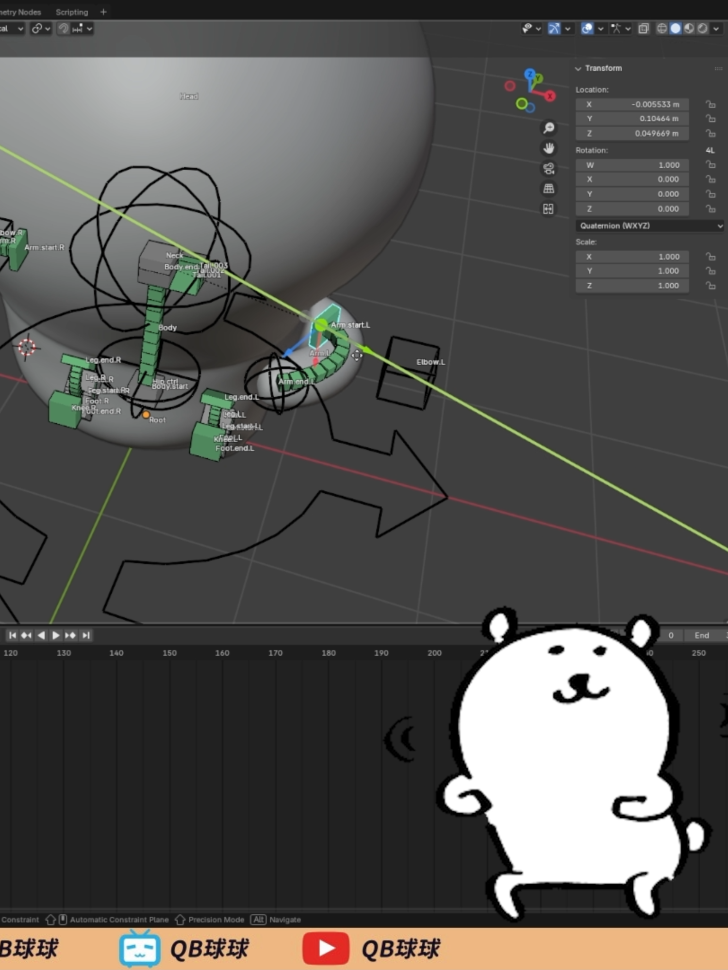 操作環境：Blender 4.5.2 Bone Widget https://github.com/waylow/boneWidget 感謝所有看到最後的小夥伴，你們的按讚留言都在激勵著我！ 歡迎在評論區分享學習成果哦～有問題或還是想看我們挑戰什麼新內容都可以告訴我們，一起進步最開心了 :) 如果影片對你有幫助還請一鍵三連，每個按讚留言都是我們繼續創作的動力💕 我們下期見啦～ #3D #Blender #教程 #自嘲熊 #可愛 #綁定 #演示 #學習 #動畫 #演示