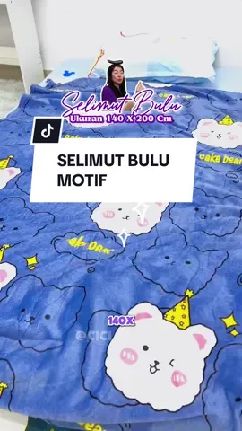 Ada 24 motif yang bisa kalian pilih loh 😍 #cicibarbar  #selimutmotif #wibgajian #dekorkamar #fyp 