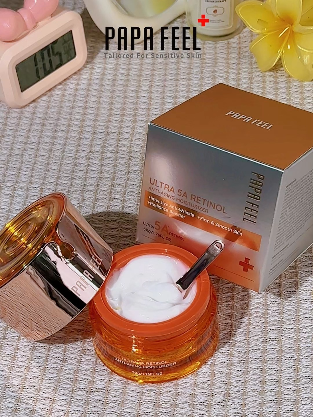 👉 กดตะกร้า 🛒 ล็อกผิวให้อ่อนเยาว์ ต้องขวดนี้เลย ครีมUltra 5A!#papafeel#papafeelth#ultra5a#ส่วนผสมเรตินอลต่อต้านวัยอันดับหนึ่ง#antiaging#กระชับรูขุมขน#เทรนด์วันนี้tiktok#viral