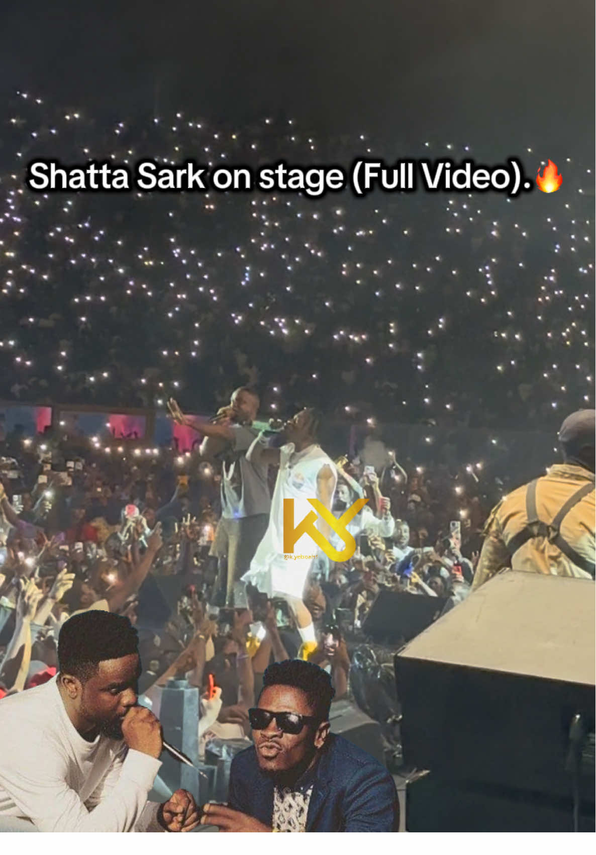 Sark & Shatta shut down Kumasi at Rapperholic 🔥 Now the debate starts who owned the night? 👀🤣 #explorepage✨ #shattawale #rapperholic #onthisday 
