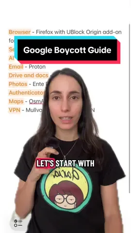Quick guide on how to boycott Google - it’s not as daunting as you’d think! #boycott #leftist #datasecurity #dataprivacy  