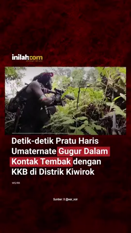 Satu Prajurit TNI Gugur dalam Kontak Senjata di Papua  Kontak senjata terjadi antara Satgas Pamtas RI–PNG Yonif 753/AVT dan pasukan TPNPB-OPM di Distrik Kiwirok, Kabupaten Pegunungan Bintang, Papua Pegunungan, Kamis (25/9/2025). Tiga prajurit dilaporkan tertembak. Salah satunya, Pratu Haris Umaternate, yang sempat kritis, akhirnya gugur saat menjalani perawatan di RS Marthen Indey, Jayapura. Hingga kini Kodam XVII/Cenderawasih belum memberikan pernyataan resmi. Namun, ucapan duka mengalir dari keluarga besar Yonif 753/AVT atas gugurnya sang prajurit. — Selengkapnya klik link di bio atau download aplikasi inilah.com di AppStore & Google Play Store. #inilahNews #InilahCom #TitikTengah #TitikCerah #InilahNews #TNI #Papua #SatgasPamtas #BeritaIndonesia #PratuHarisUmaternate