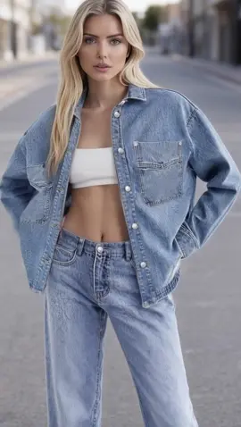 Denim Jacket❤️#jacket #womenclothing #goodquality #gooddeal #outfitideas 