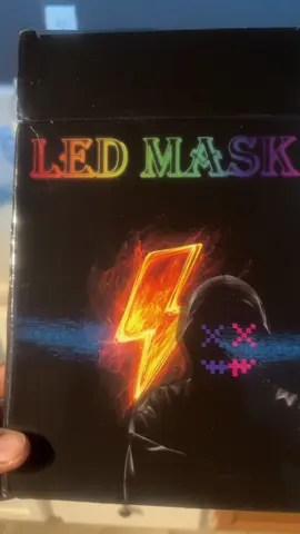 This LED mask is something cool to have no just something fun