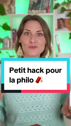 Petit hack pour la philo 🧨 Mode d’emploi pour recycler tes lectures du bac de français 😈 #lycee #studytok #lyceen #apprendresurtiktok #bacdefrancais 