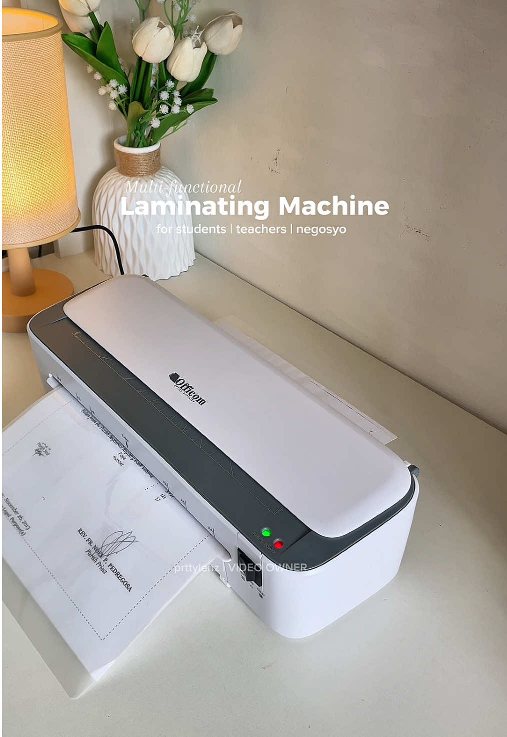 Perfect pang negosyo at the same time personal use na din! #laminatingmachine #DIY #diycraft #fyp 